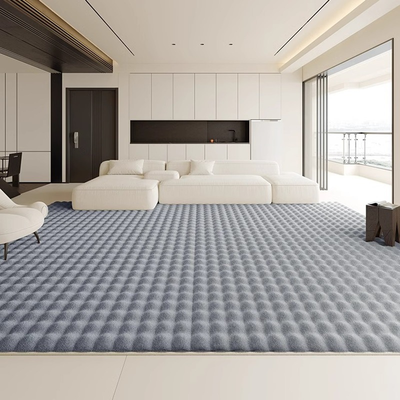 Bubble Faux Rabbit Fur Carpet
